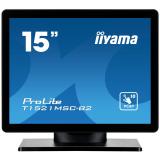 iiyama - ProLite T1521MSC-B2 pantalla para PC 38,1 cm (15") 1024 x 768 Pixeles XGA LED Pantalla táctil Mesa Negro