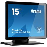 iiyama - ProLite T1521MSC-B2 pantalla para PC 38,1 cm (15") 1024 x 768 Pixeles XGA LED Pantalla táctil Mesa Negro