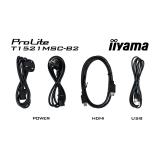 iiyama - ProLite T1521MSC-B2 pantalla para PC 38,1 cm (15") 1024 x 768 Pixeles XGA LED Pantalla táctil Mesa Negro