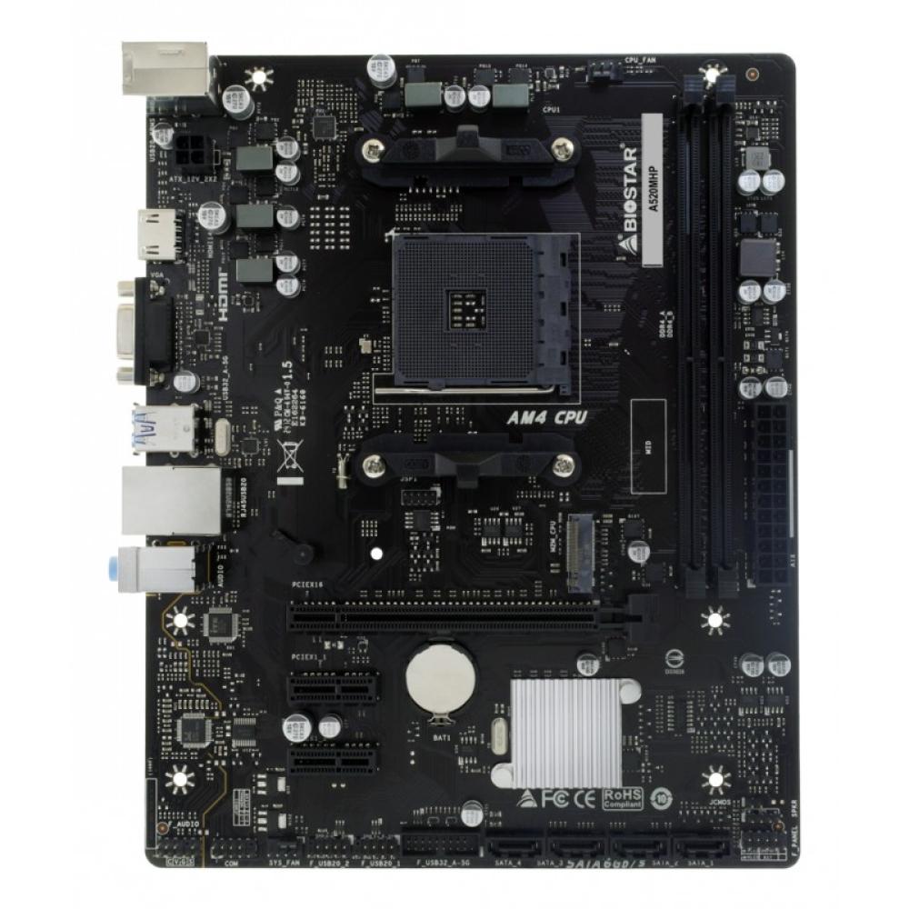 Biostar - A520MHP placa base AMD A520 Zócalo AM4 micro ATX