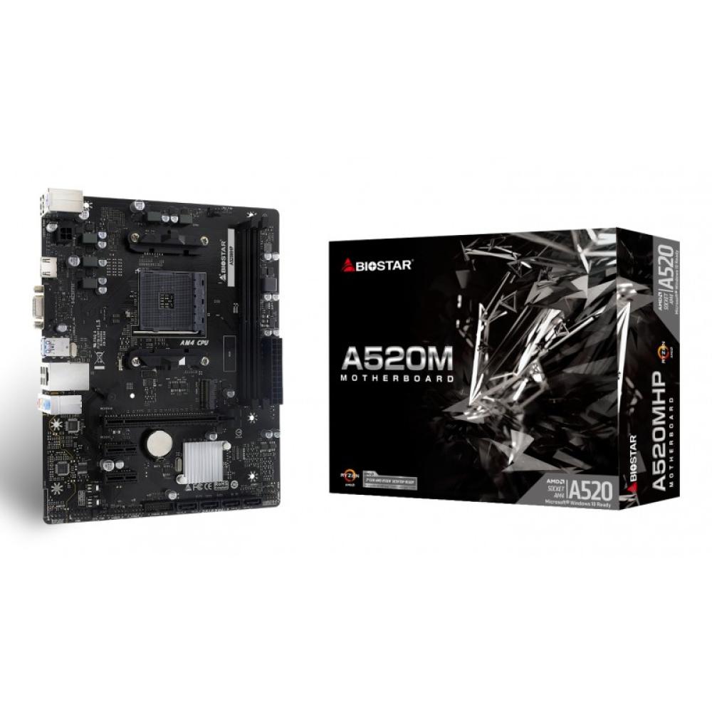 Biostar - A520MHP placa base AMD A520 Zócalo AM4 micro ATX