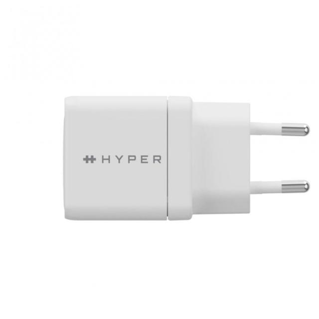 HYPER - HJG35EU cargador de dispositivo móvil Auriculares, Auriculares, Smartphone, Ver Blanco Corriente alterna Carga rápida In