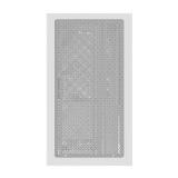 GIGABYTE - C201 PANORAMIC ICE Caja para PC – Torre media, m-ATX, compatible con radiador de 360 mm, 3 ventiladores preinstalados