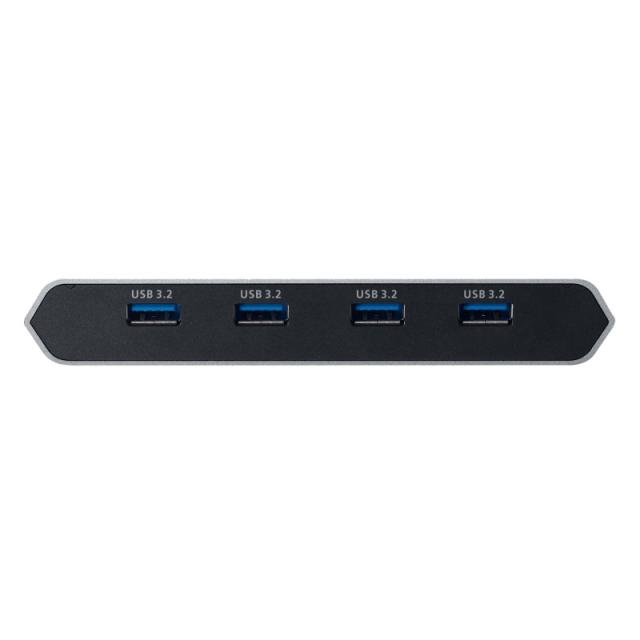 ATEN - Conmutador KVM 4K DisplayPort USB-C de 2 puertos con paso de corriente