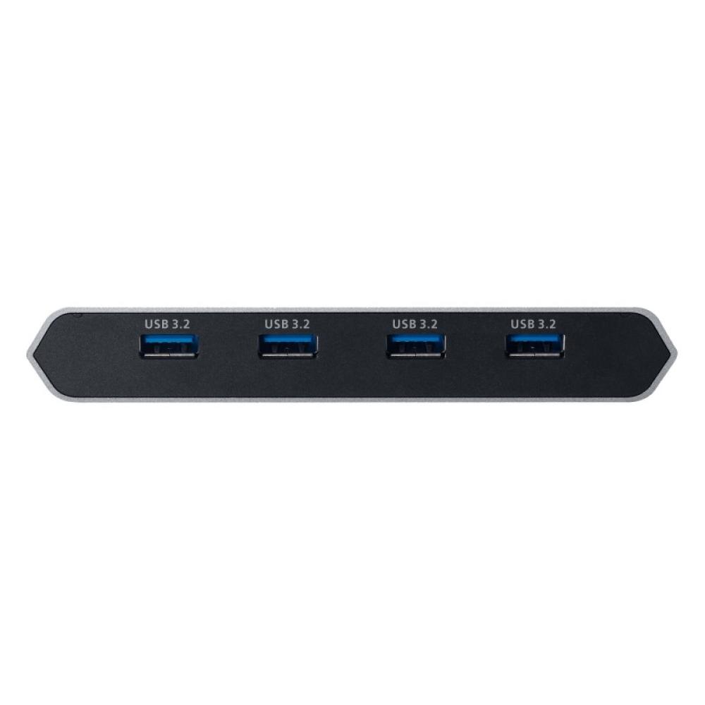 ATEN - Conmutador KVM 4K DisplayPort USB-C de 2 puertos con paso de corriente