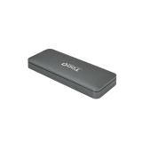 TooQ - TQE-2281G caja para disco duro externo Caja externa para unidad de estado sólido (SSD) Gris M.2