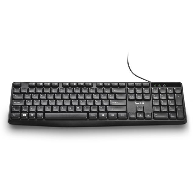 NGS - FUNKY V4 (QUERTY, ES) teclado Hogar / Oficina USB QWERTY Español Negro