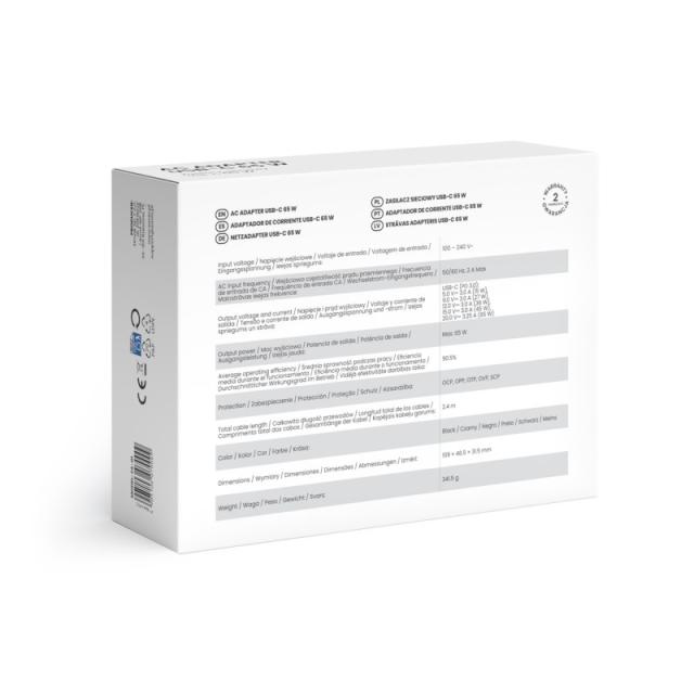 Savio - ZA-01 cargador de dispositivo móvil Netbook, Portátil, Smartphone, Teléfono Negro Corriente alterna Interior