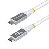 StarTech.com - Cable USB4 50cm - Cable USB-C Certificado USB-IF - 80Gbps - Cable USB Tipo C - PD de 240W - - CC50CM80GUSB4CABLEW