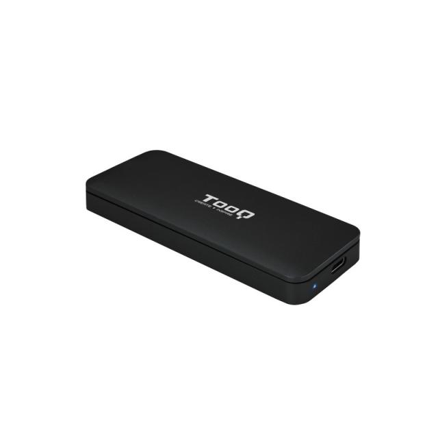 TooQ - TQE-2280B caja para disco duro externo Caja externa para unidad de estado sólido (SSD) Negro M.2