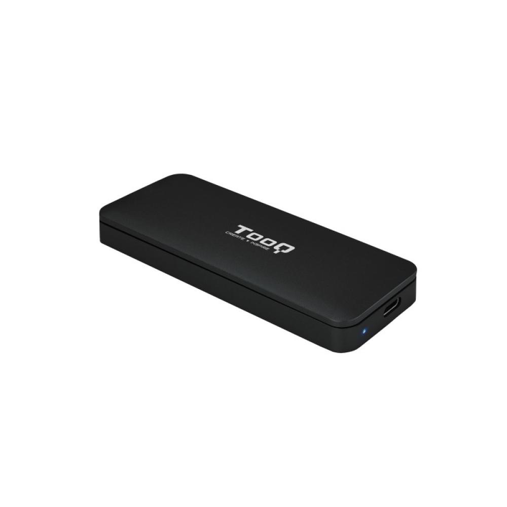 TooQ - TQE-2280B caja para disco duro externo Caja externa para unidad de estado sólido (SSD) Negro M.2