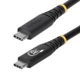StarTech.com - Cable USB4 2m - Cable USB-C Certificado USB-IF - 20Gbps - PD 240W EPR - 4K120 - DP 1.4 - Cable USB Tipo C - Recub
