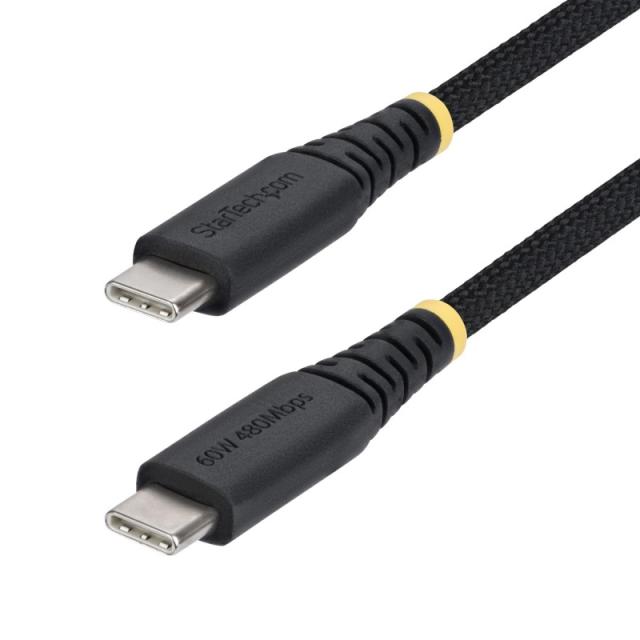 StarTech.com - Cable de Carga USB-C Trenzado de TPE y Nailon de 30cm - Cable Cargador USB Tipo C - - Cable Carg - USB2CC30CMNCBR