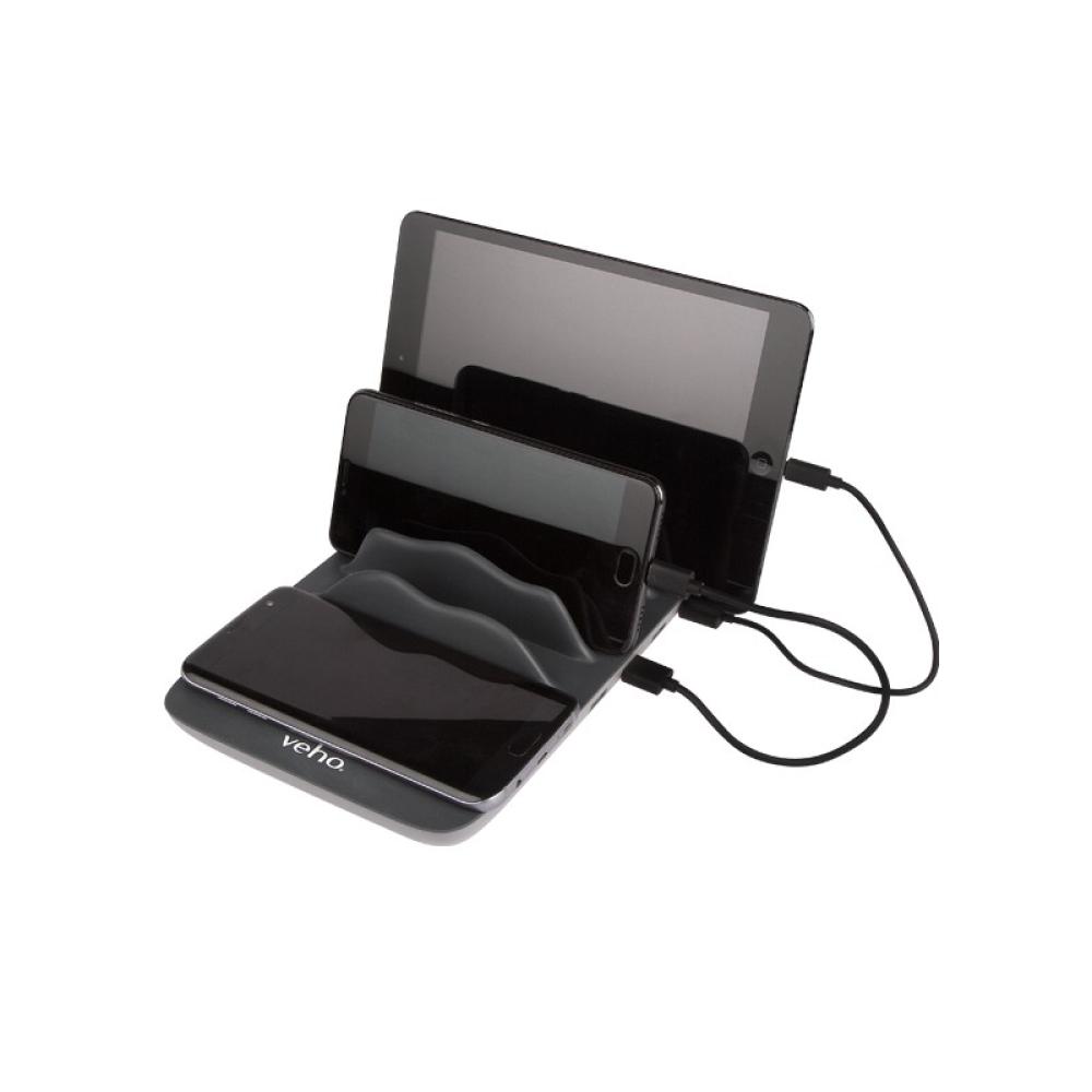 Veho - TA-7 Smartphone Negro Corriente alterna Cargador inalámbrico Interior