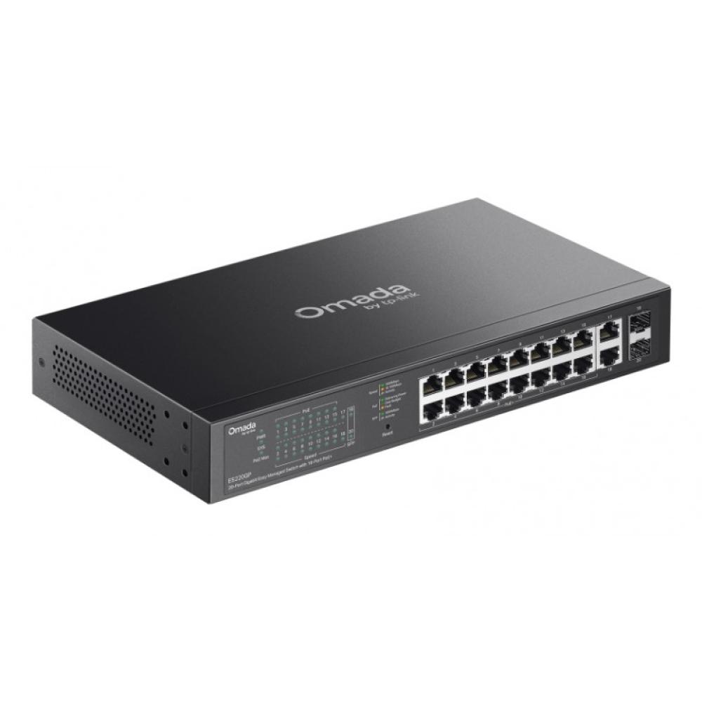 OMADA - ES220GP switch Gestionado Gigabit Ethernet (10/100/1000) Energía sobre Ethernet (PoE) Negro