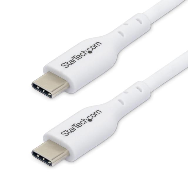 StarTech.com - Cable de Carga USB-C de 3m - Cable de Carga USB Tipo C para Portátil - Cable USB para Tablet o Móvi - USB2CC3MWHE
