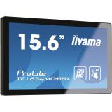 iiyama - ProLite TF1634MC-B8X pantalla para PC 39,6 cm (15.6") 1920 x 1080 Pixeles Full HD LED Pantalla táctil Multi-usuario Neg