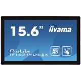 iiyama - ProLite TF1634MC-B8X pantalla para PC 39,6 cm (15.6") 1920 x 1080 Pixeles Full HD LED Pantalla táctil Multi-usuario Neg