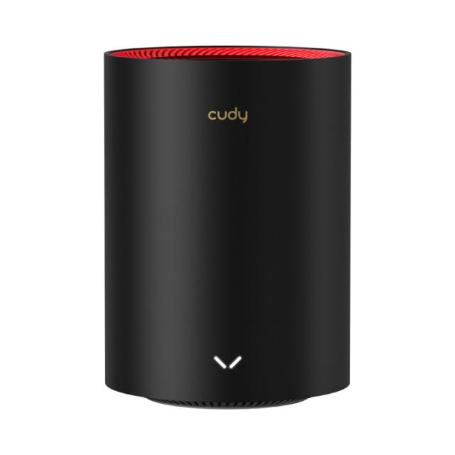 Cudy - M3000 Doble banda (2,4 GHz / 5 GHz) Wi-Fi 6 (802.11ax) Negro, Rojo 1 Interno