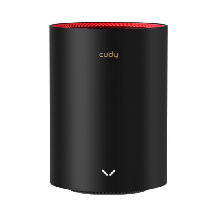 Cudy - M3000 Doble banda (2,4 GHz / 5 GHz) Wi-Fi 6 (802.11ax) Negro, Rojo 1 Interno