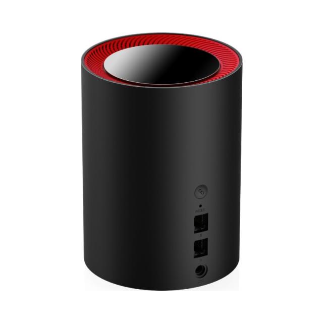 Cudy - M3000 Doble banda (2,4 GHz / 5 GHz) Wi-Fi 6 (802.11ax) Negro, Rojo 1 Interno