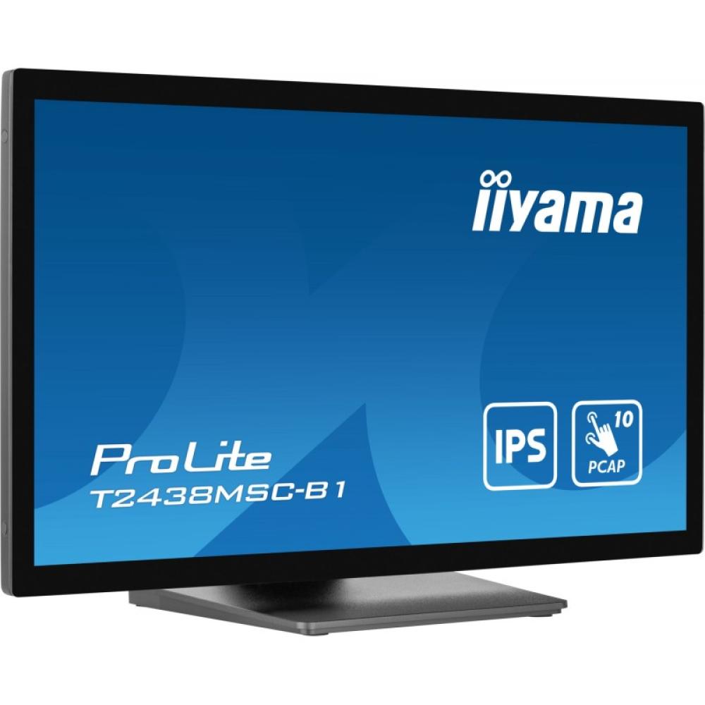 iiyama - ProLite T2438MSC-B1 pantalla para PC 60,5 cm (23.8") 1920 x 1080 Pixeles Full HD LED Pantalla táctil Negro