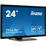 iiyama - ProLite T2438MSC-B1 pantalla para PC 60,5 cm (23.8") 1920 x 1080 Pixeles Full HD LED Pantalla táctil Negro