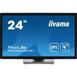 iiyama - ProLite T2438MSC-B1 pantalla para PC 60,5 cm (23.8") 1920 x 1080 Pixeles Full HD LED Pantalla táctil Negro