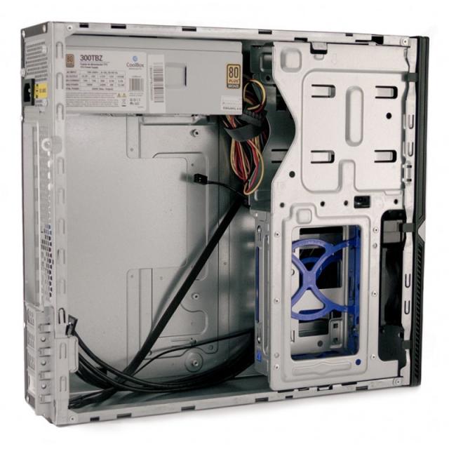 CoolBox - CAJA MATX SLIM T450S USB3.2 GEN1 FTE.300TBZ 300W 80+BRONZE