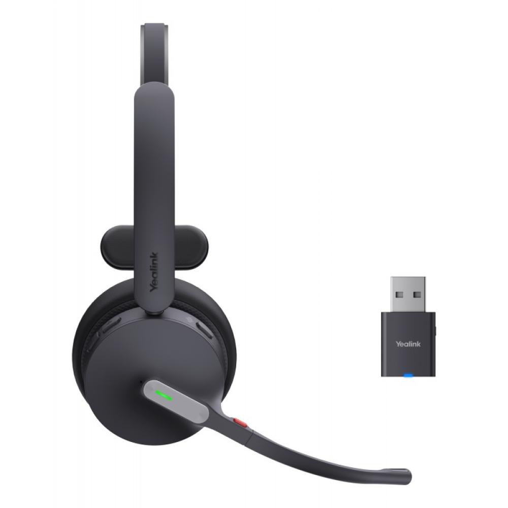 Yealink - WH64 Hybrid Mono UC Auriculares Inalámbrico Diadema Oficina/Centro de llamadas MicroUSB Bluetooth Negro