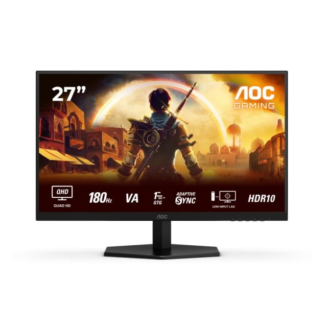 AOC - G4 Q27G42XNE pantalla para PC 68,6 cm (27") 2560 x 1440 Pixeles Quad HD LED Negro, Rojo