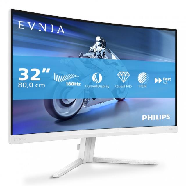 Philips - Evnia 5000 32M2C5501/00 pantalla para PC 80 cm (31.5") 2560 x 1440 Pixeles Quad HD LCD Blanco
