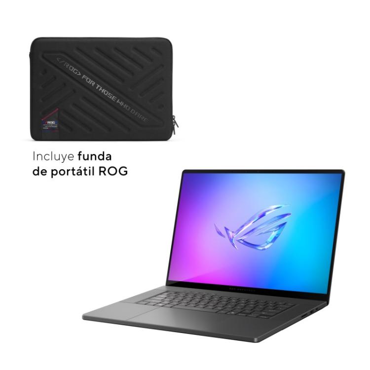 ASUS - ROG Zephyrus G16 OLED GU605CW-QR127W - Ordenador Portátil Gaming de 16" WQXGA 240Hz (Intel Core Ultra 9 285H, 64GB RAM, 2