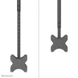 Neomounts - CL35-340BL22 Soporte de techo para doble monitor/TV 23-43" - alt. 106-156 cm