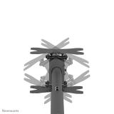 Neomounts - CL35-340BL22 Soporte de techo para doble monitor/TV 23-43" - alt. 106-156 cm