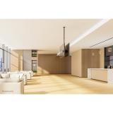 Neomounts - CL35-340BL22 Soporte de techo para doble monitor/TV 23-43" - alt. 106-156 cm