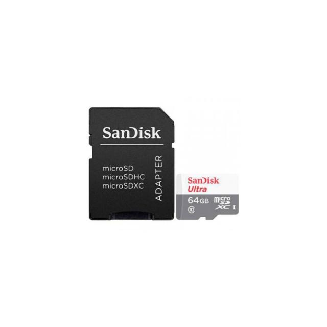 SanDisk - 64GB Ultra microSDXC Clase 10
