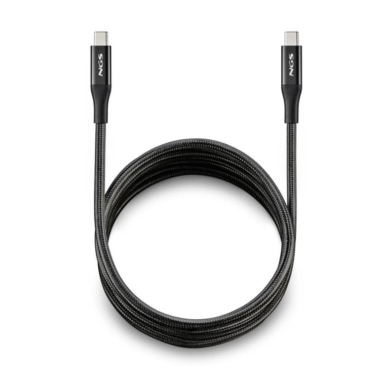 NGS - KNOT 240W-2 cable USB 2 m USB C Negro
