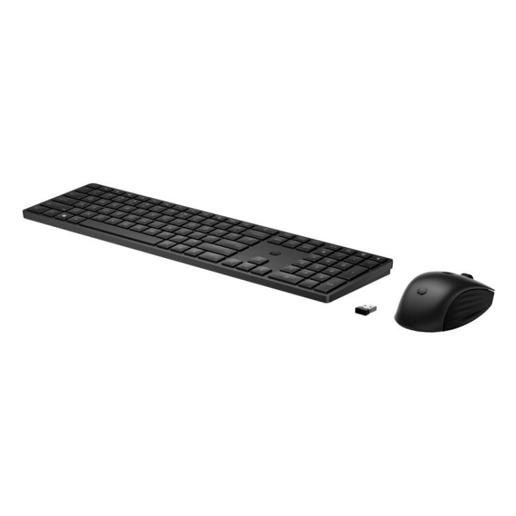 HP - 655 WRLS KB/MSE Combo FR teclado Ratón incluido Oficina RF inalámbrico Negro