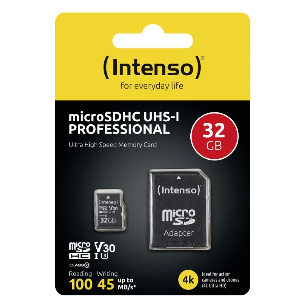 Intenso - 3433480 memoria flash 32 GB MicroSDHC UHS-I Clase 10