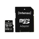 Intenso - 3433493 memoria flash 512 GB MicroSDXC UHS-I Clase 10