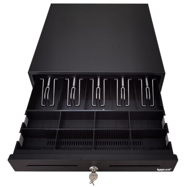 iggual - Cajón Portamonedas IRON-70 44,5cm 5+8 negro