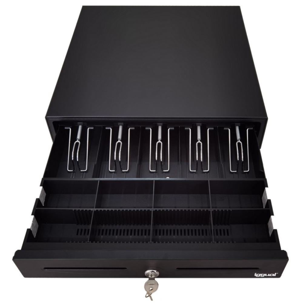 iggual - Cajón Portamonedas IRON-70 44,5cm 5+8 negro