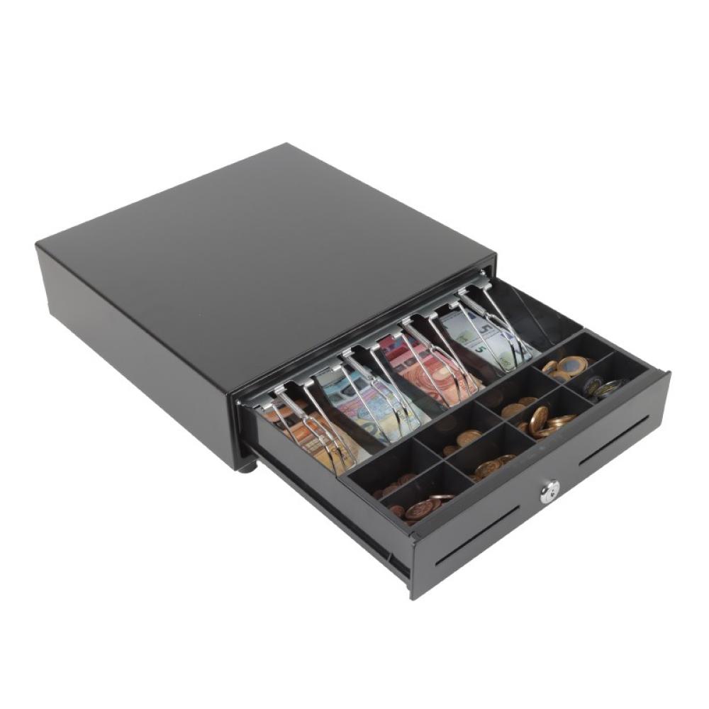 iggual - Cajón Portamonedas IRON-XS 33cm 4+8 negro