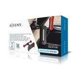 AISENS - Soporte Coche Ajustable (1 Pivote) Para Reposacabezas Para Telefono / Tablet, Rojo