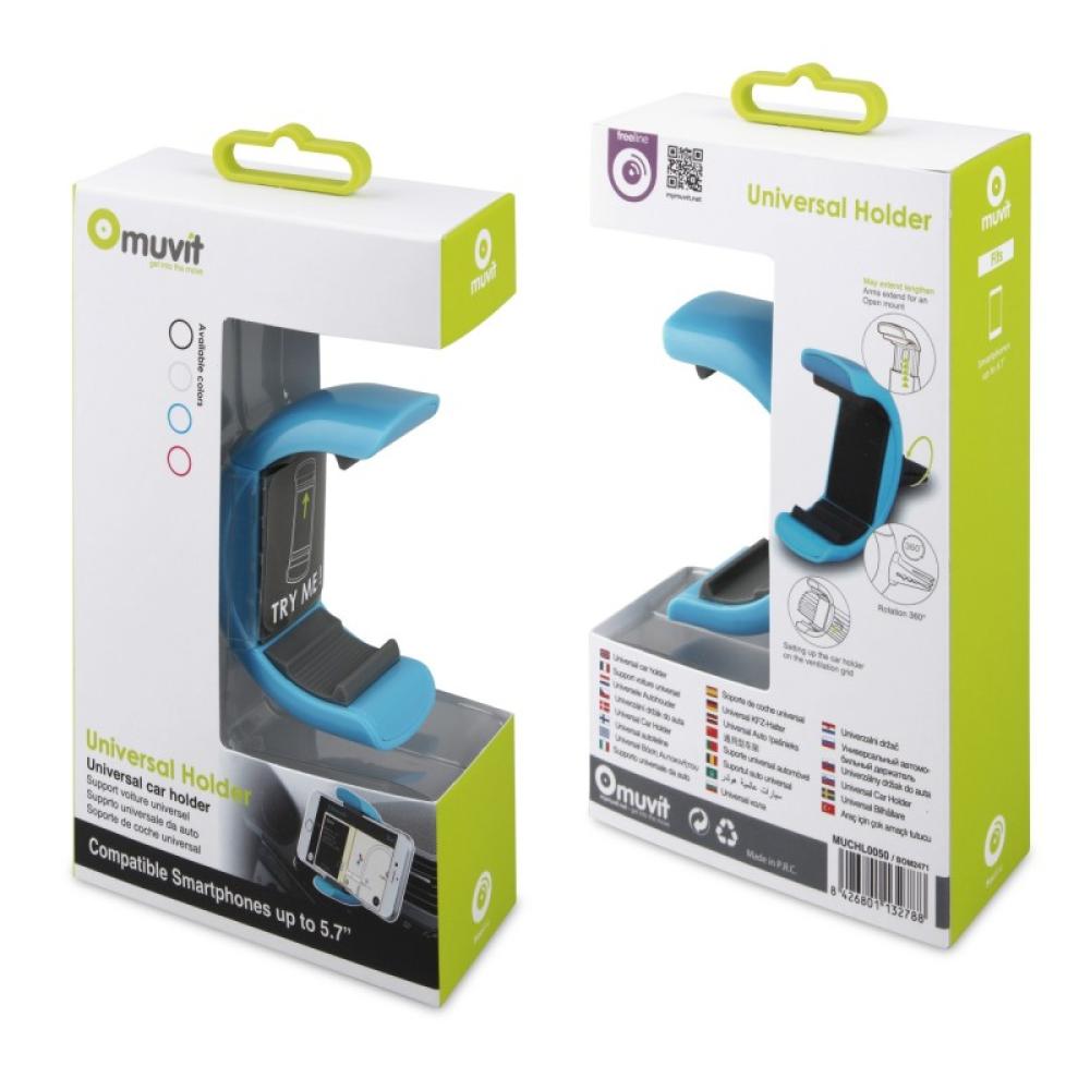 Muvit - MUCHL0050 soporte Soporte pasivo Teléfono móvil/smartphone Azul