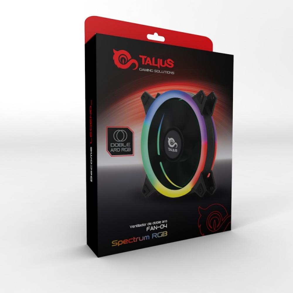 TALIUS - ventilador caja FAN04 Spectrum doble aro retail 12cm