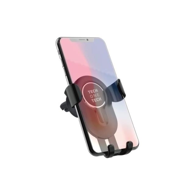 TECH ONE TECH - SOPORTE COCHE TECHONE PARA MOVIL NEGRO - TEC2823