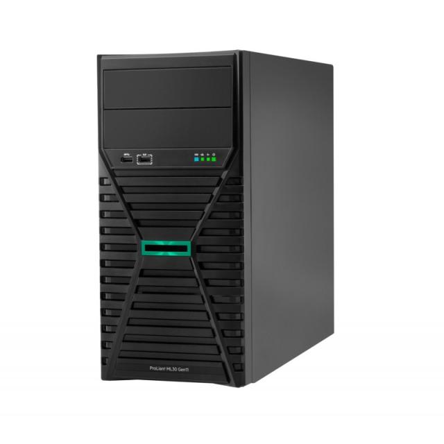 HPE - ProLiant ML30 Gen11 E-2414 2.6GHz 4c 1P 32GB-DR 4LFF-NHP VROC 2x1TB SATA HDD 350W PS EU Server