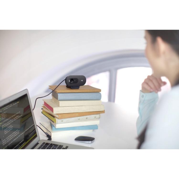 Logitech - 960-001372 cámara web 1280 x 720 Pixeles USB Grafito